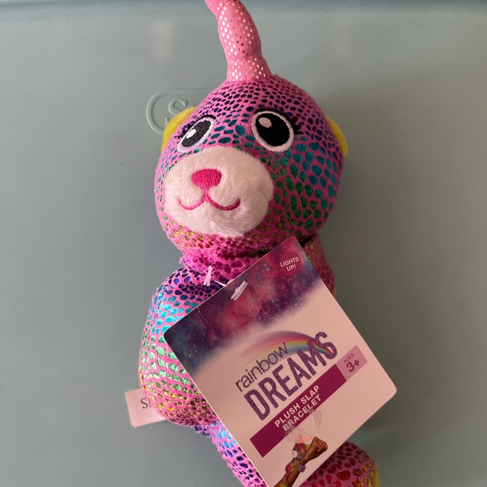 Plush snap bracelet